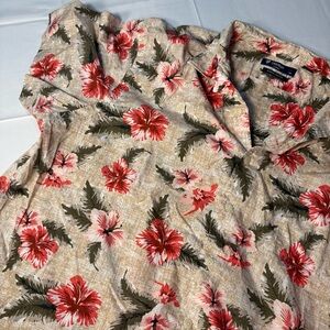 Cremieux Floral Supima Cotton Shirt XXL